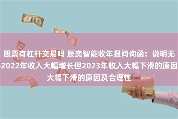 股票有杠杆交易吗 辰奕智能收年报问询函：说明无线遥控器2022年收入大幅增长但2023年收入大幅下滑的原因及合理性