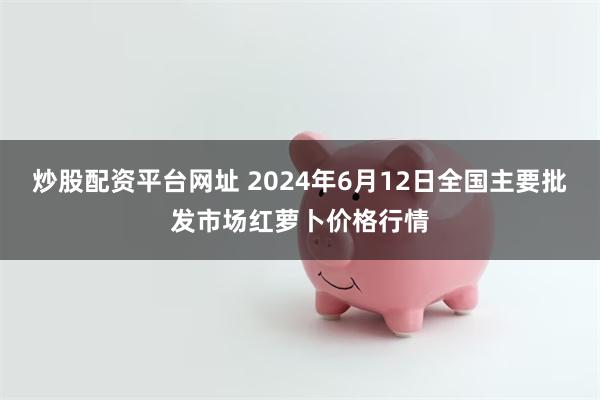 炒股配资平台网址 2024年6月12日全国主要批发市场红萝卜价格行情