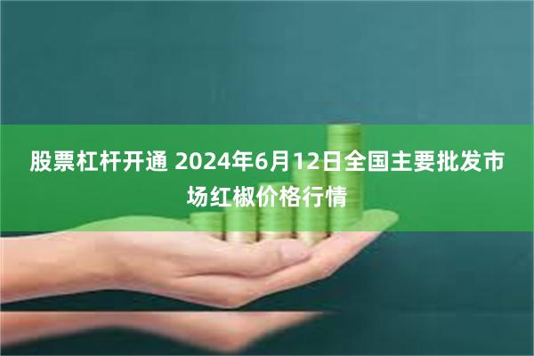 股票杠杆开通 2024年6月12日全国主要批发市场红椒价格行情