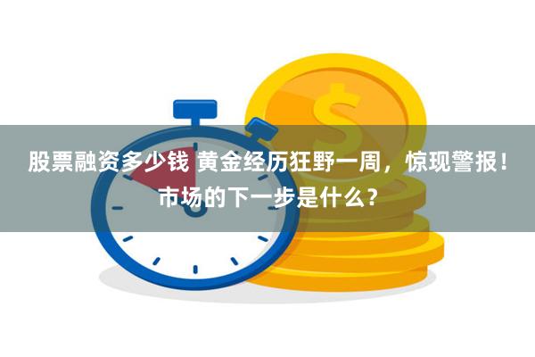 股票融资多少钱 黄金经历狂野一周，惊现警报！市场的下一步是什么？