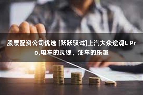 股票配资公司优选 [跃跃驭试]上汽大众途观L Pro,电车的灵魂、油车的乐趣