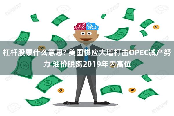 杠杆股票什么意思? 美国供应大增打击OPEC减产努力 油价脱离2019年内高位