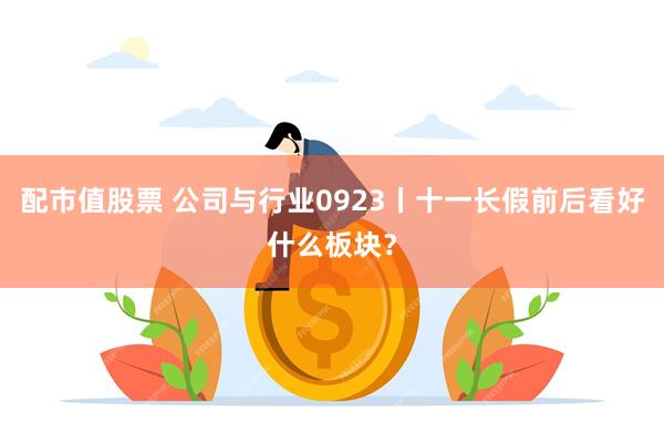 配市值股票 公司与行业0923丨十一长假前后看好什么板块？