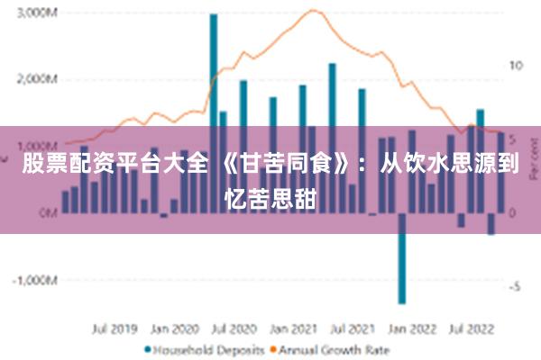 股票配资平台大全 《甘苦同食》：从饮水思源到忆苦思甜