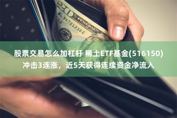 股票交易怎么加杠杆 稀土ETF基金(516150)冲击3连涨，近5天获得连续资金净流入